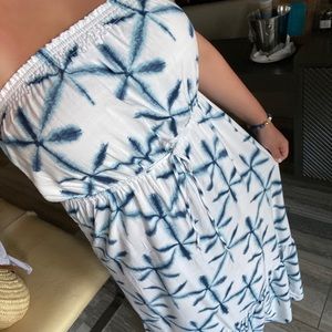 Loft strapless beach dress